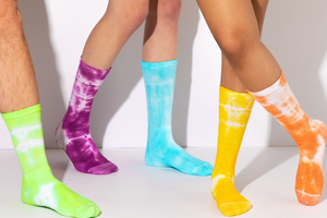Шкарпетки в стилі Tie Dye