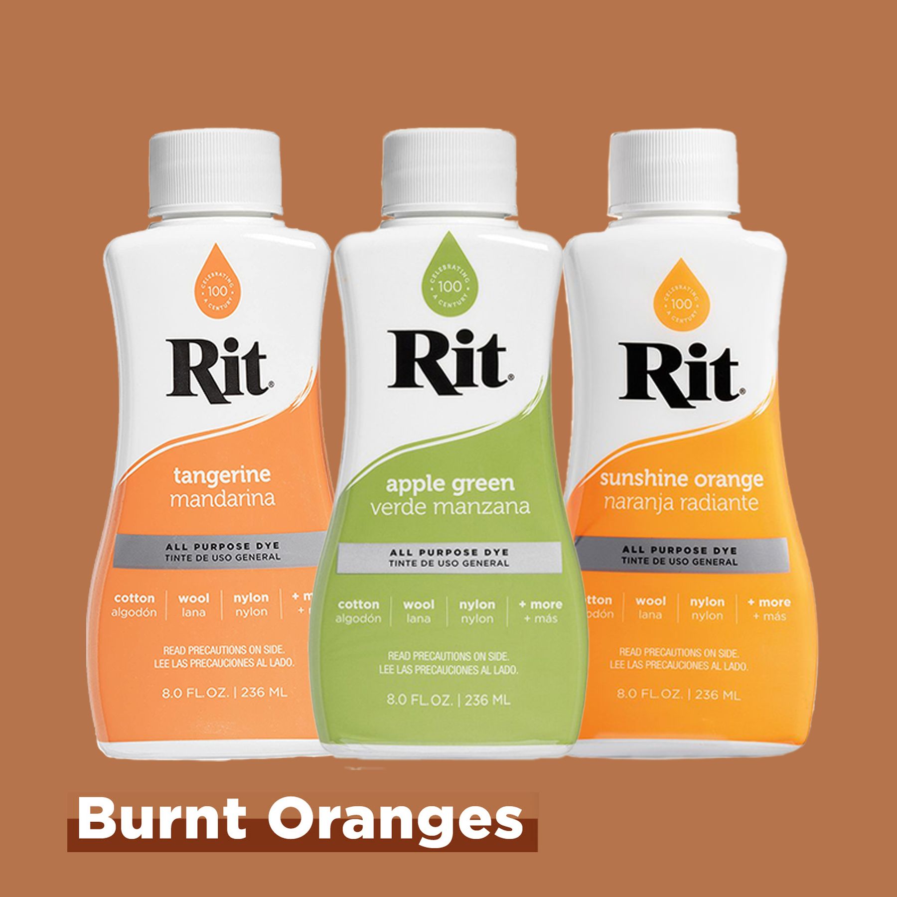 Комплект Rit Dye Burnt Oranges